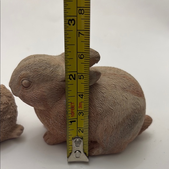 Brown Rabbit Clay Figurine Set - Picture 14 of 15